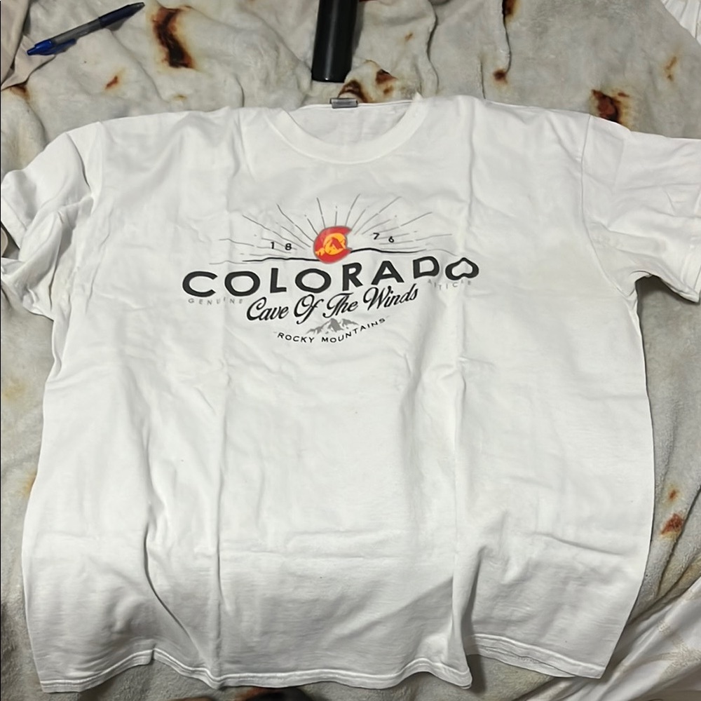 White Colorado Graphic T-Shirt